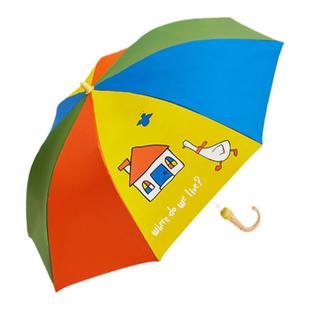 天堂全自动儿童雨伞男女宝宝晴雨伞防晒轻便遮阳伞小学生安全伞