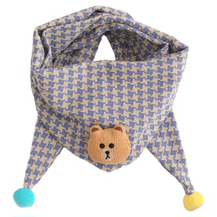 儿童围巾秋冬新款脖套男女童防寒保暖围脖韩版婴儿宝宝防风三角巾