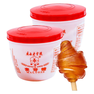 广西蜜蜂牌麦芽糖500g麦芽糖饴糖糖果拉丝搅搅糖入药烘焙专用整箱