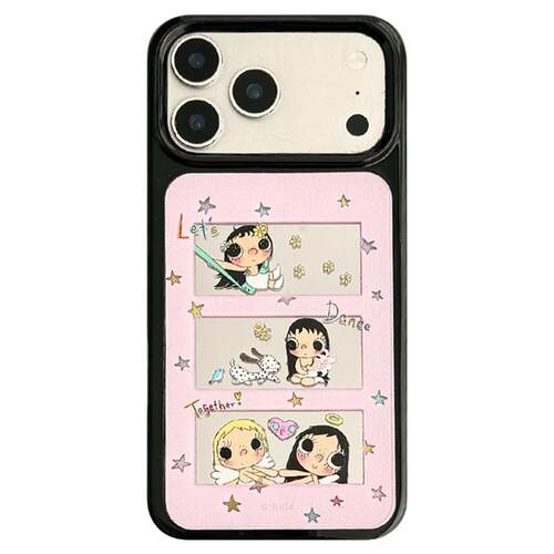 lilihouse韩国ins可爱甜美樱花粉镜面星星女孩17适用18pro苹果18ProMax手机壳iPhone16全包15新款14Pro保护套