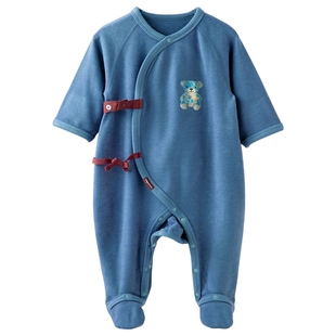 [玩偶之家]aqpa爱帕新生婴儿衣服德绒秋冬保暖初生宝宝连体衣哈衣