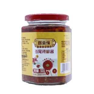 海南昌江特产麟安缘海尾辣椒酱农家手工腌制野山椒香辣型肥牛酸汤