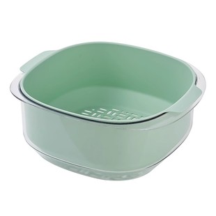 双层洗菜盆沥水篮厨房洗水果淘米漏水抗篮大孔漏盆塑料收纳洗菜篮