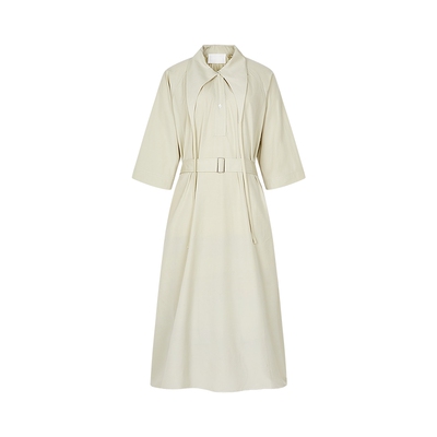 【SAMUEL系列】LESS春夏风衣款通勤气质收腰短袖连衣裙2P3G10190