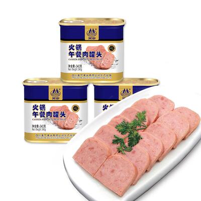 美宁火锅午餐肉批发340g整箱