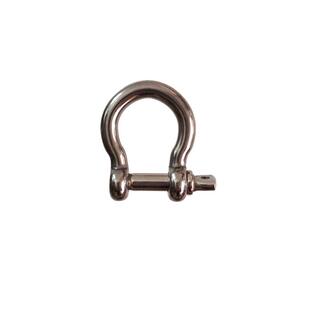 不锈钢D型扣连接器秋千配件卸扣安全扣挂钩弓型扣承重钩悬挂扣件
