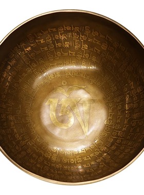 【直播间专拍】经文唱歌碗古代打击乐器尼泊尔手工碗瑜伽静心铜碗