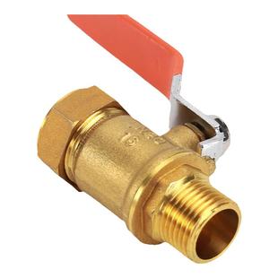 4分铝塑管球阀1216卡套式阀6分1620燃气地暖开关太阳能热水器阀门