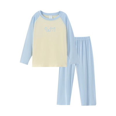 超舒适~莫代尔家居服套装男女童