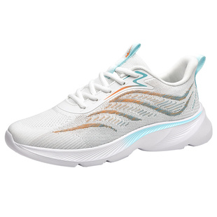 双星男鞋运动鞋2025春秋网面透气鞋男士软底跑步鞋官方正品休闲鞋