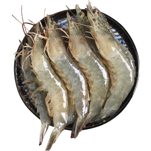 大虾鲜活速冻新鲜海捕冷冻青岛基围虾超大盐冻多尔白对虾海鲜水产