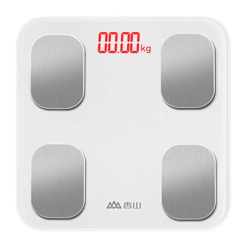 香山精准电子秤体重秤家用体脂秤充电智能测脂减肥专用人体秤小型