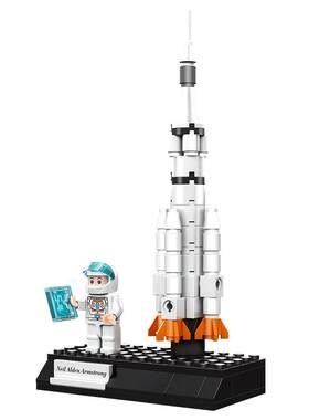 万格太空航天飞船火箭宇宙积木