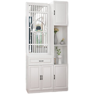 屏风隔断客厅新中式置物架简约现代鞋柜房间门厅进门口入户玄关柜