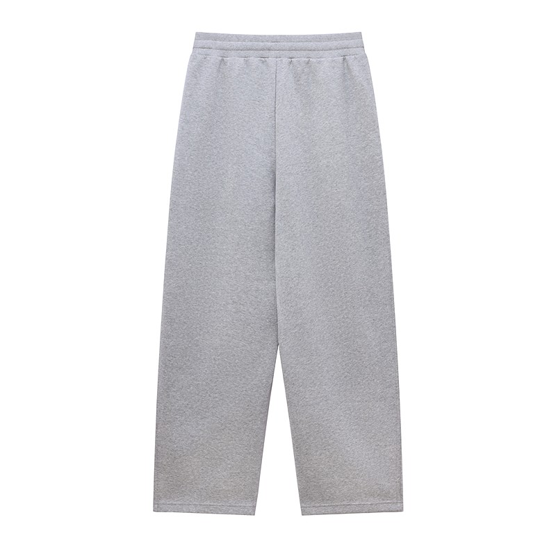 美特斯邦威休闲裤男2025秋冬新款加绒加厚弯刀裤宽松运动男士长裤