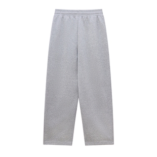 美特斯邦威休闲裤男秋冬新款加绒加厚弯刀裤宽松运动休闲长裤