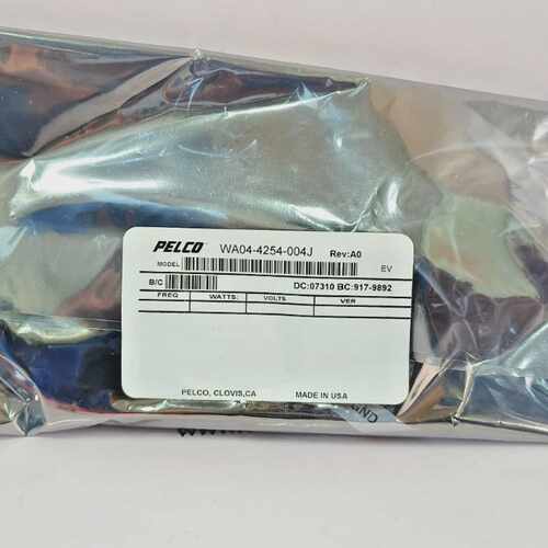 PELCO WA04-4254-004J REV:A0 PA05-0041 (FAST SHIP BY DHL/FEDE