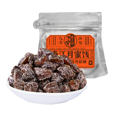 春江月话梅粒酸梅果干果脯蜜饯酸甜无核梅子干休闲解馋网红小零食