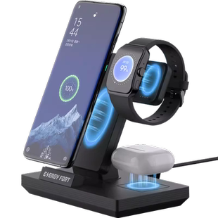 适用OPPO五合一无线充电器FlidX7ultraX5手机Reno10 Pro充电底座手表OPPOWatch X 4Pro/3pro支架耳机EncoAir2