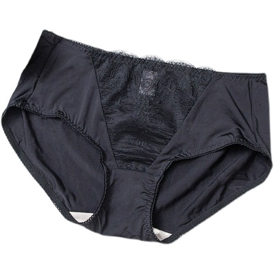 D78|71|MsKKay蕾丝内裤中腰大码提臀三角裤底裤|爱在午夜降临前