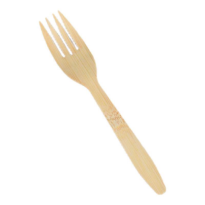 一次性叉子牛排意面轻食竹水果叉
