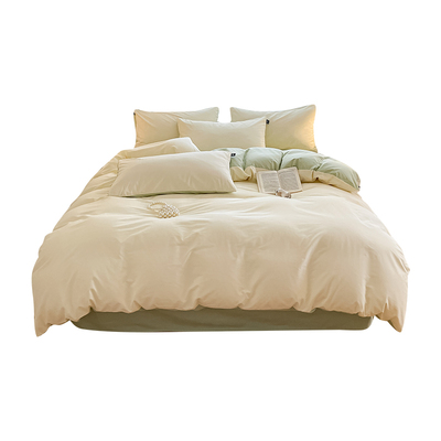 床上四件套100全棉亲肤ins奶油风