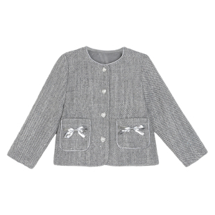 小O宝Okids童装宝宝冬装小香风套装女2025女童高级超好看千金套装