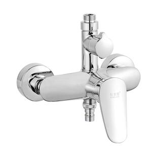 全铜混水阀冷热淋浴水龙头浴室暗装热水器花洒开关双用洗衣机龙头