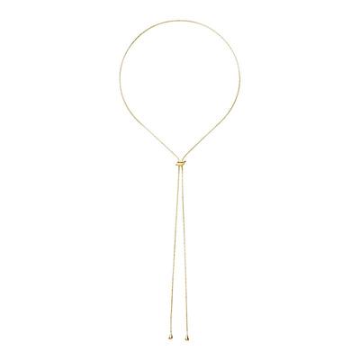 Savi x Missoma水波纹滑动扣蛇骨项链小众叠戴高级感轻奢毛衣链