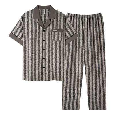 【浪莎】官方正品纯棉短袖睡衣男