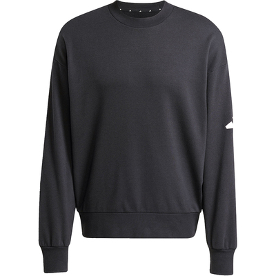 Adidas/阿迪达斯正品运动男士宽松透气圆领卫衣套头衫JF3576