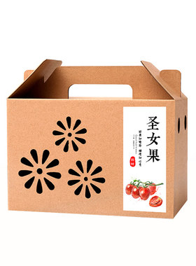 通用包装盒礼盒空盒土特产农产品干货水果礼品盒伴手礼牛皮纸定制