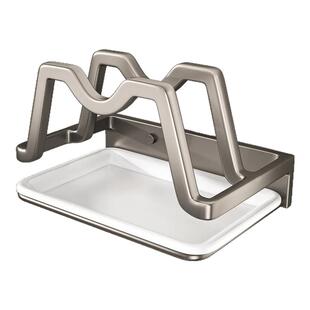 家用免打孔锅盖架壁挂厨房置物架菜板放置架砧板架墙上案板收纳架