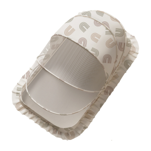 婴儿床蚊帐罩专用宝宝新生儿童全罩式通用可折叠遮光防蚊罩蒙古包