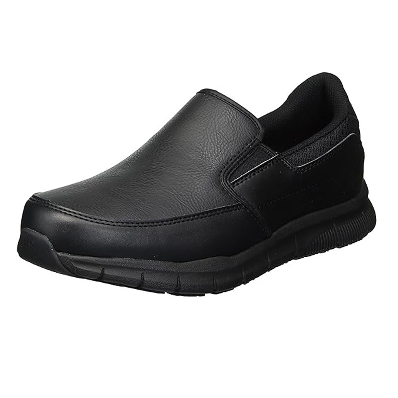 skechers斯凯奇舒适套脚全黑女鞋