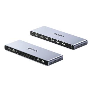 绿联HDMI2.1版矩阵四进二出切换器分配器4进2出8K高清视频切屏器