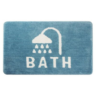 金丹兰茹棉垫浴室防滑地垫简约立体图案 浴室卫生间吸水地垫卫浴