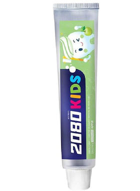 爱敬2080儿童牙膏青苹果味草莓味