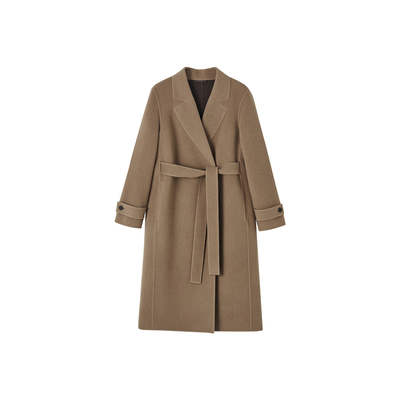 【商场同款】indicia标记25冬新款文艺老钱风系带大衣F2D5DY490C