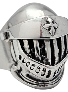 复古钛钢骷髅饰品暗黑欧美风戒指