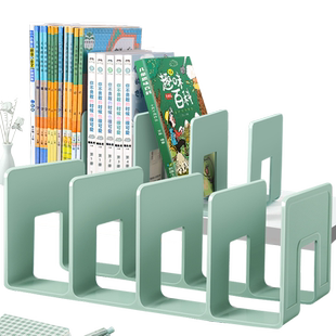 书立架阅读架书夹桌上书架桌面固定书本收纳神器置物架分隔板书本立架课桌收纳学生用透明书挡架放书夹亚克力