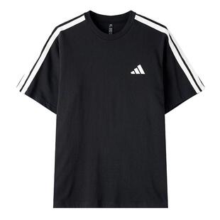 Adidas阿迪达斯男装2026夏季新款ST 3ST SS TEE休闲短袖T恤KR2490