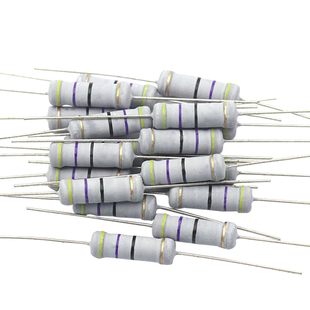 1W2W5W碳膜5%色环电阻器元件0.33R/0.22R/0.1R/0.5R/10R 100R欧姆