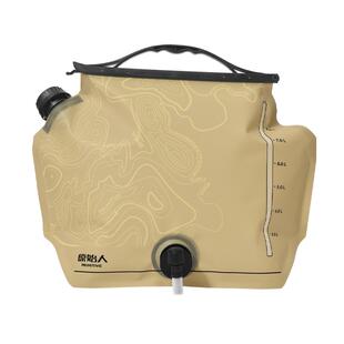 原始人水袋户外便携折叠大容量软装露营储水袋食品级带龙头大开口