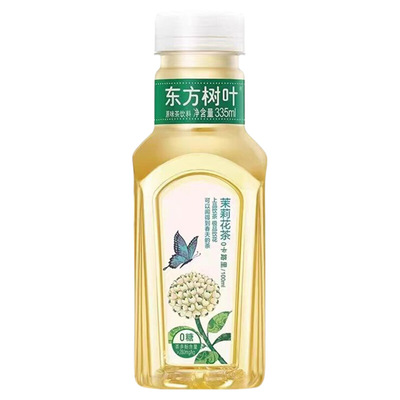 农夫山泉东方树叶335ml茉莉花乌龙无糖茶饮料花茶茶饮茶多酚普洱