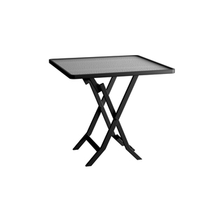 云沐语折叠方桌圆桌玻璃茶桌阳台小茶桌多功能折叠茶几家用桌子