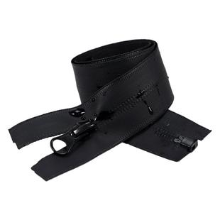 5号7号通用尼龙防水拉链羽绒服外套冲锋衣口袋开口双开拉锁配件