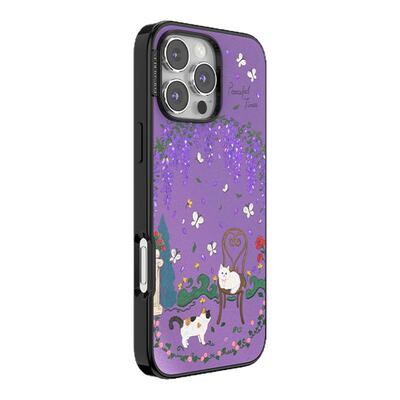 【漂浮记忆·手机壳】PopSockets泡泡骚磁吸防摔手机壳苹果iPhone16/15ProMax/Pro小猫小兔星空草坪 磨砂印花