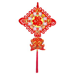 中国结新年装饰福字款挂件房间玄关布置客厅大门挂饰2026新款加厚