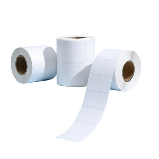诚码易撕不留胶可移除铜版标签纸60*40 30 50 80 100 150铜板不干胶家具厂板材全屋定制灯饰品打印机无痕贴纸